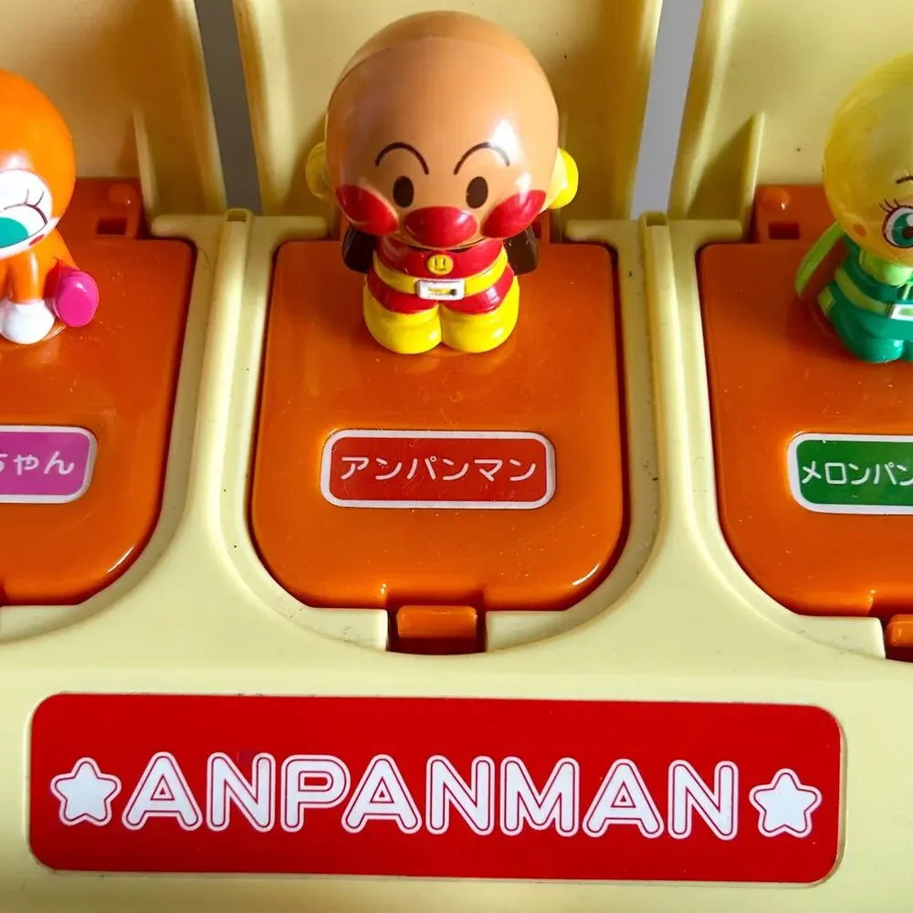 Vintage BANDAI 2005 Anpanman Rare Japanese Pop Up Baby Toddler Anime Toy EUC